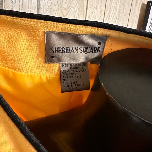 Stunning Bright Yellow Vintage 90s Unique Blazer - Picture 5 of 5